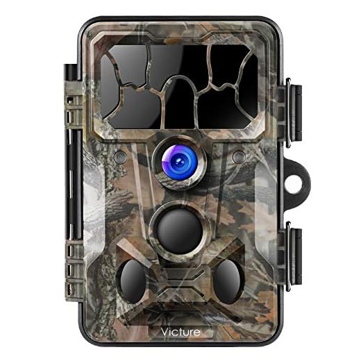 Victure Trail Game Camera 20MP with Night Vision Motion Activated Waterproof and 130° Detection Hunting Camera Trap 1080P IP66 for Outdoor Wildlife Monitoring