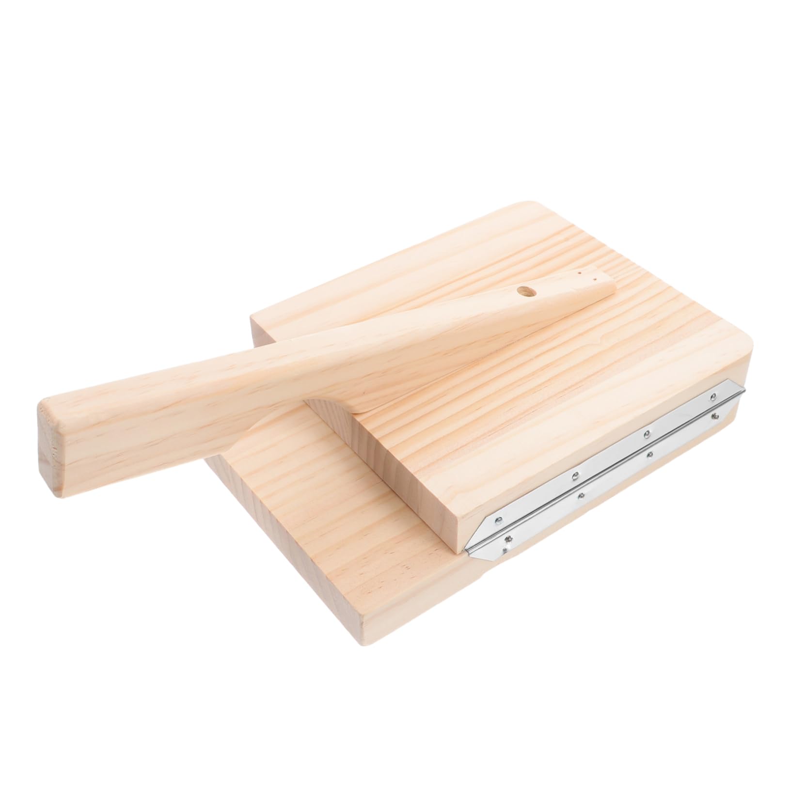 VOSAREA Wooden Dumpling Skin Mold Sturdy Dough Presser Tool for Easy Dumpling Wrapper Making Food Grade Design Essential Kitchen Supply for Pastry