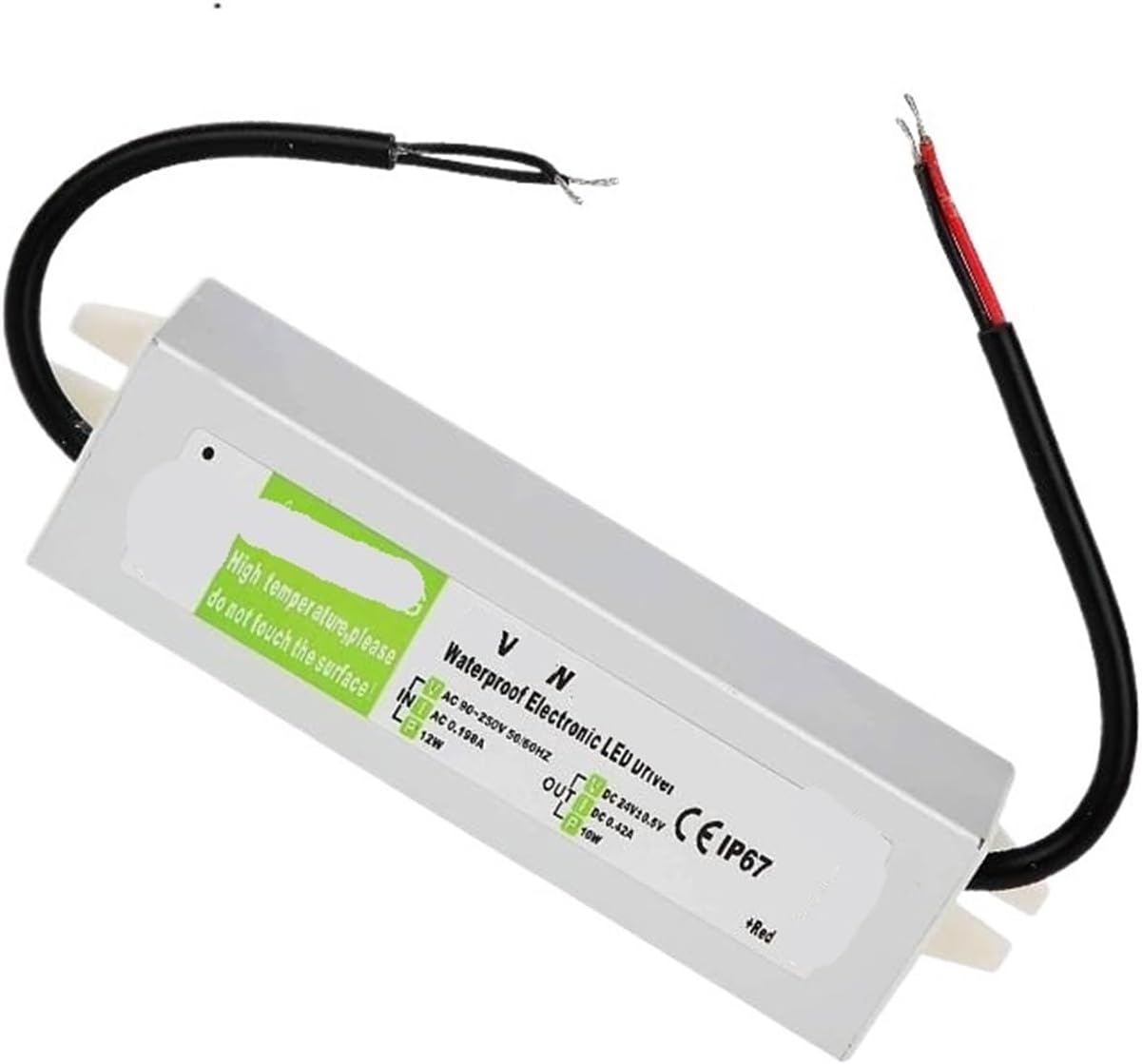 1PCS 90-250V AC to DC 24V 10W 0.42A Lighting Transformer LED Driver