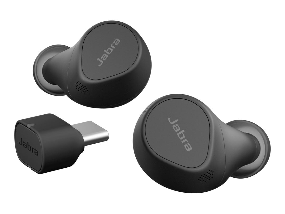 Jabra Evolve2 Buds True Wireless In-Ear-Bluetooth mit aktiver Geräuschunterdrückung (ANC) und MultiSensor Voice-Technologie – zur Nutzung mit Online-Meeting-Apps zertifiziert – Schwarz – Bild 3