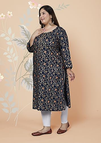Image of Women's Plus Size Kurti Kurta (MEHKPLUS7 34)