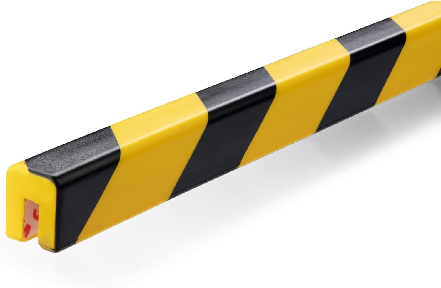Durable profili paracolpi per spigoli E8 squadrato, adesivi, 1 m, conf. 5 pezzi, giallo/nero, 1127130