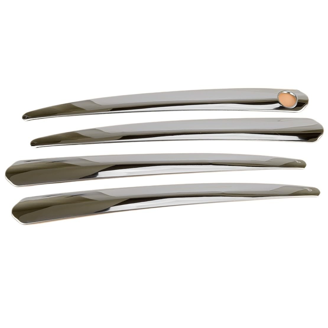 JYJYGDM 1Set Stainless Steel Exterior Door Handle Strip Cover Fit for Toyota RAV4 Hybrid for Adventure for Prime for Chrome for Titanium