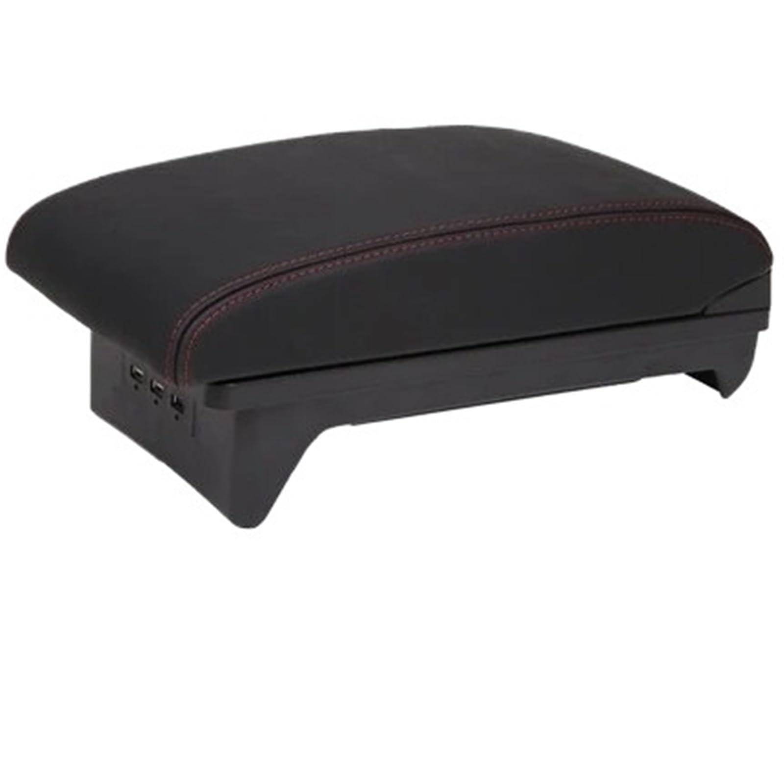 AWGNTQQ Car Armrests For Mitsubishi For Xpander 2021 2022 2023 2024 Armrest Box Center Centre Console Storage(Black red line)