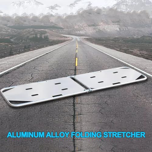Civière légère en aluminium pour évacuation rapide avec sangles de maintien - 4