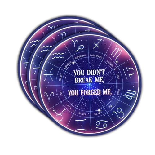 (3Pcs-3in) You Forged Me Zodiac Academy Stickers, Dark Fantasy Book Lover Vinyl Decals Gifts for Readers, Librarians, Teachers, Students, for Laptop, Water Bottle, Tumbler, Journals, Notebooks
