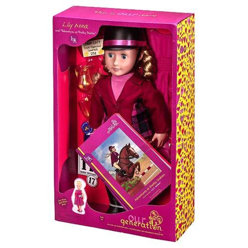 Our GenerationDeluxe Lily Anna Doll with Book, BD31009ATZ