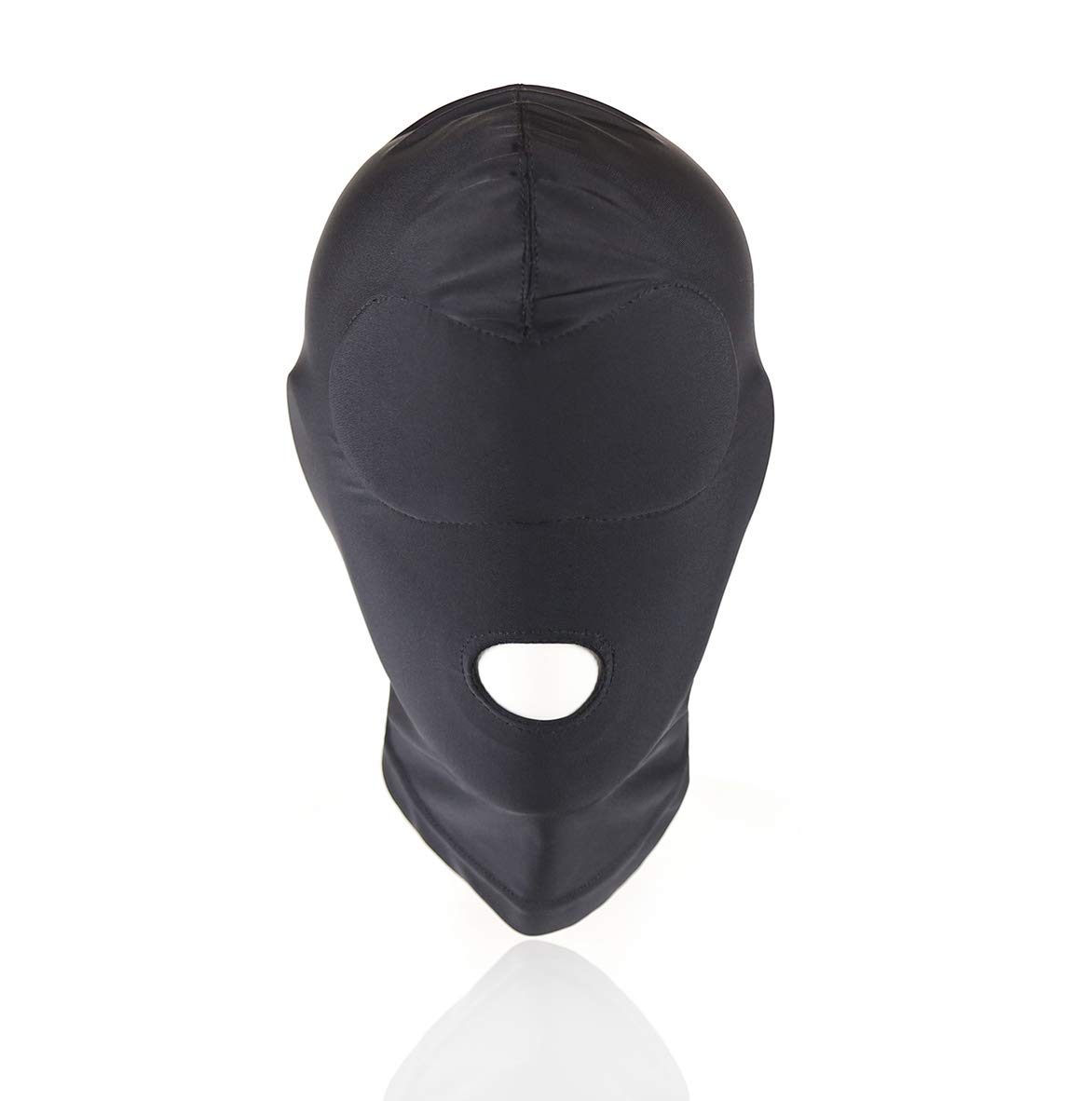 Zentai Hood Mask Elastic Black Breathable Blindfold Cosplay Costume Hood Unisex Headgear