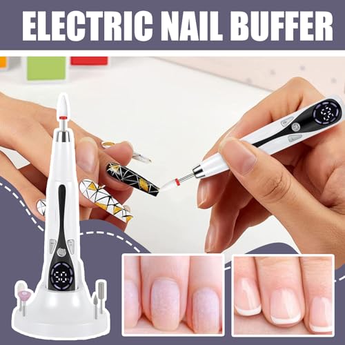 Moulin à ongles électrique rechargeable avec 3 modes réglables pour manucure à domicile - 3