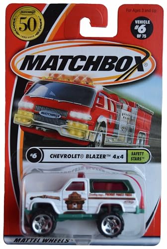 Matchbox Chevrolet Blazer 4x4, Blanco #6