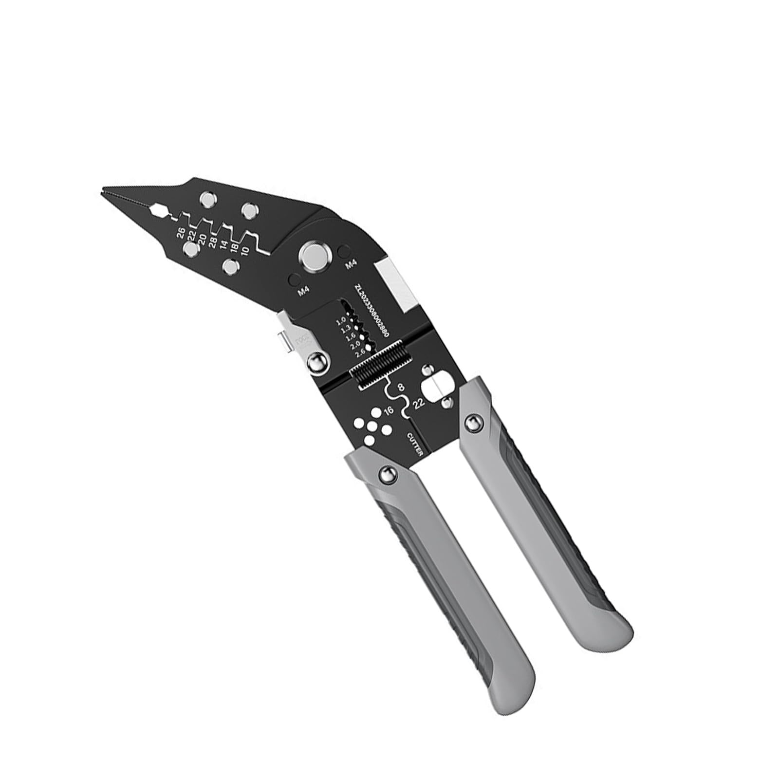 Multifunctional Terminals Crimping Pliers Tool with Wire Stripper Cutter for Professional Electrical and Craft Projects Wire Crimping Tool with Stripper