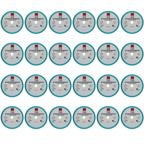 Image of RUPES 9.DA150B Pack of 24 Light Blue D-A Intermediate Foam Polishing Pads 150mm | Ideal for Paint Correction & Gloss Enhancement | Improves Cutting Performance | Compatible with 5 inch Backing Plate