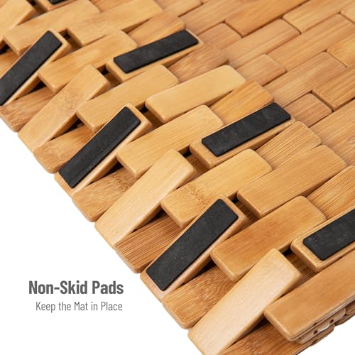 Mind Reader BAMAT-BRN Bath Mat, Shower Mat thumb #3