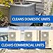 Quality Chemical Nu-Coil Professional Grade Concentrated/Air Conditioner Alkaline Condenser Coil Cleaner for AC Unit/AC Coil Cleaner 1 Gallon (128 oz)