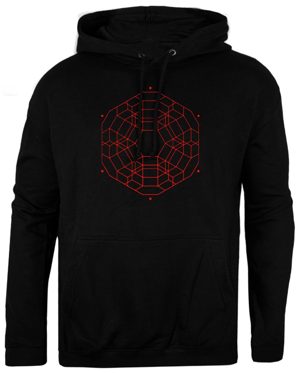 Logo Signalis Unisex Black Pullover Regular Hoodie