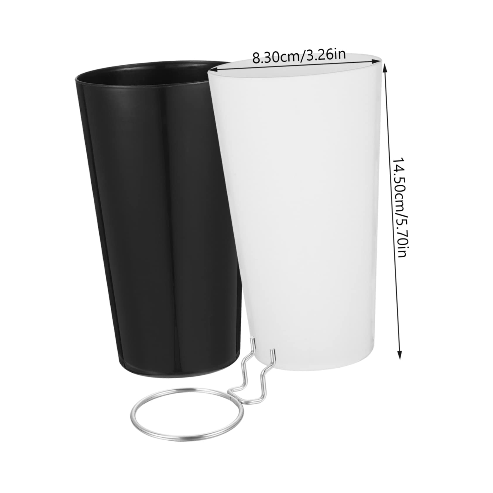 Garneck Pegboard Cup Holder Hooks 8 Craft Storage Cups Organizing Tool Supplies for Workshop