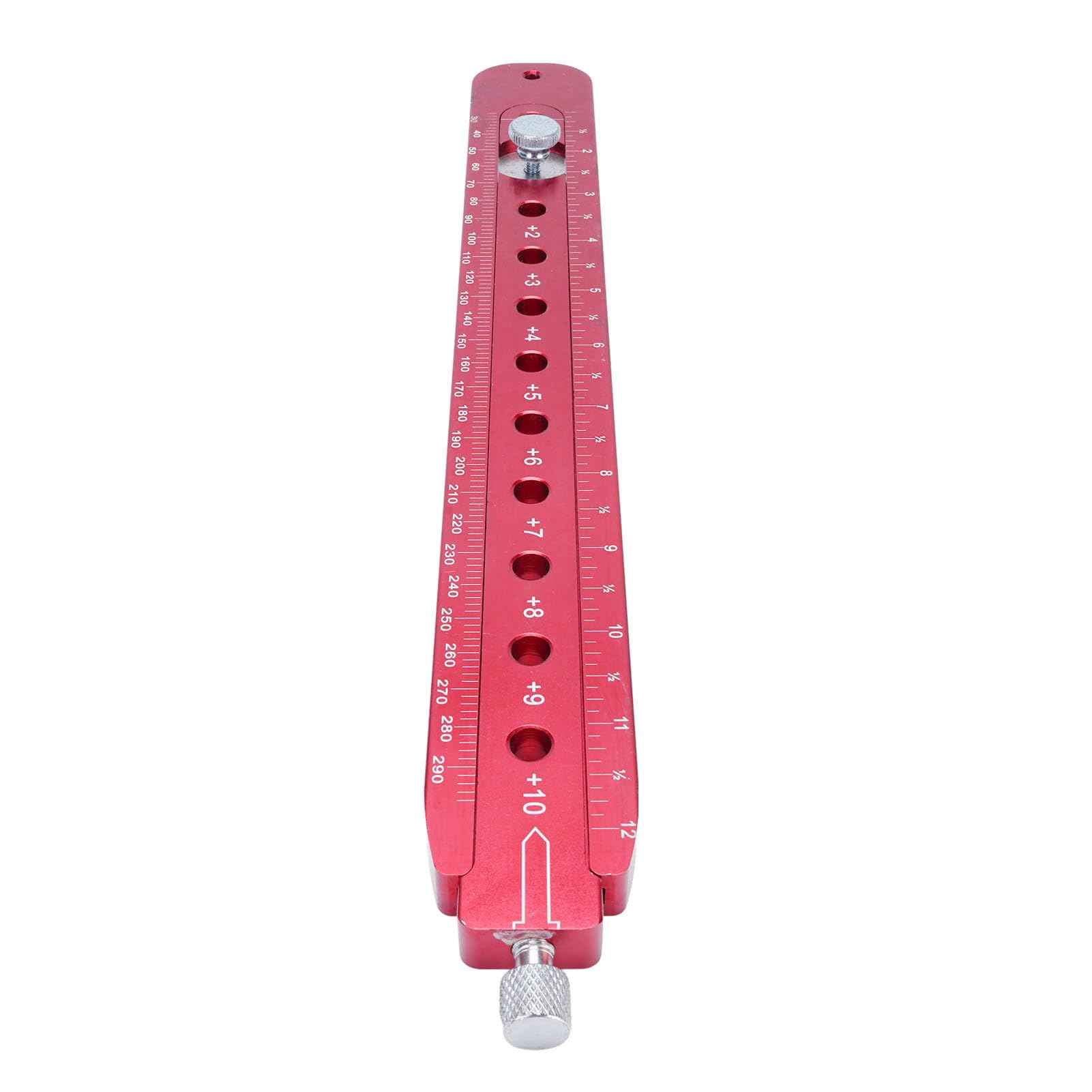 ANGGREK Compas pour Travail du Bois 300 mm en Alliage d'Aluminium avec Échelles Métriques et Impériales Idéal pour Design Décoratif