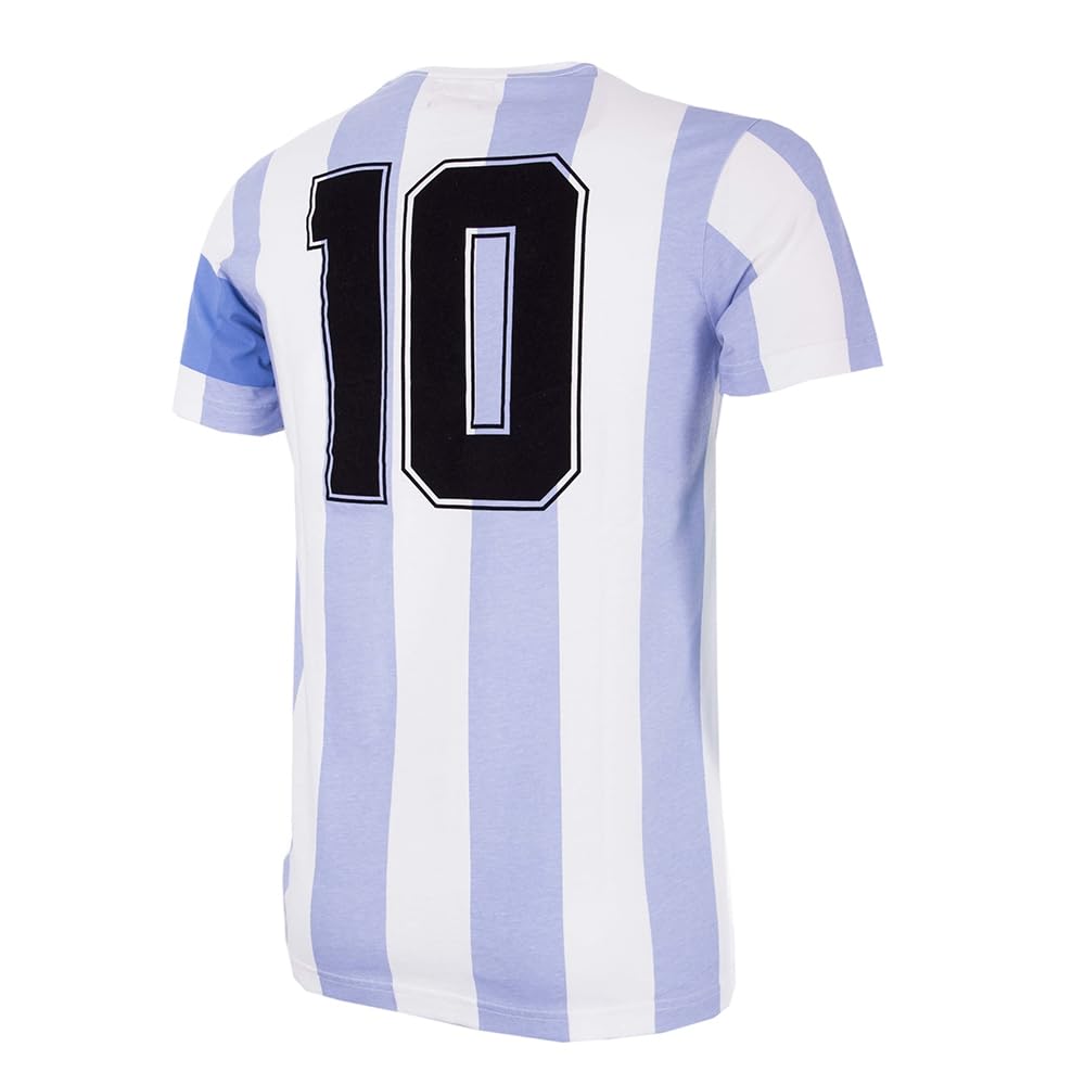 Copa Football Argentina Capitano Camiseta Hombre Blanco XS