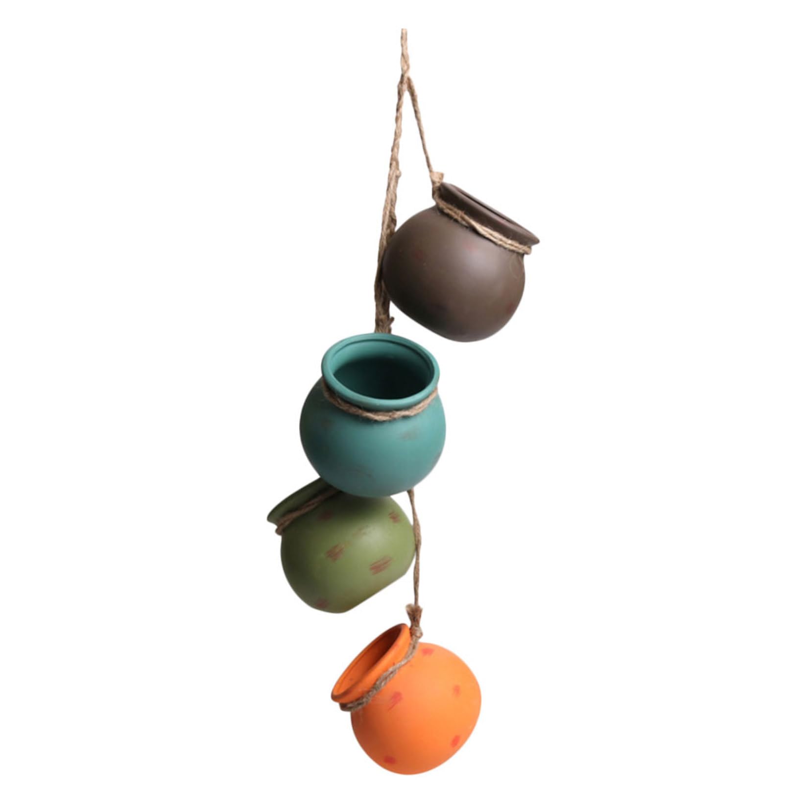 Abaodam 1 Set Pot de Fleurs Suspendu en Céramique, Décoration Élégante