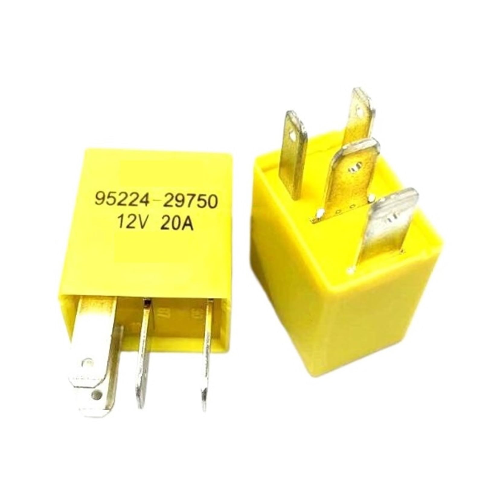 Relais 12V 95224-29750 DC12V 20A à 4 broches pour circuits électriques auto