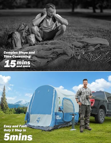 JOYTUTUS Inflatable Truck Bed Tent