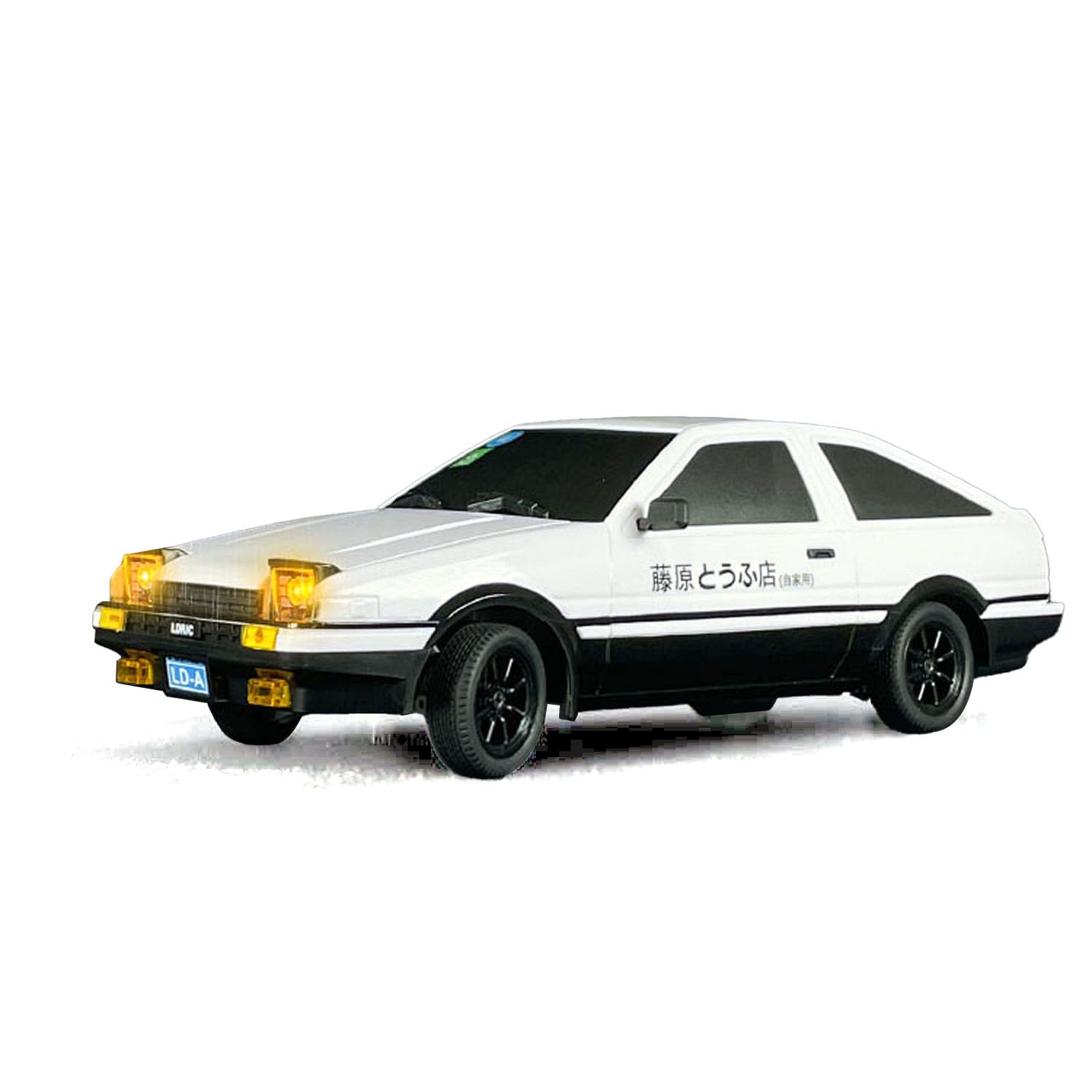 TOUCAN RC HOBBY 1:18 LDRC 2,4 G telecomando deriva auto AE86 modello RWD veicoli da corsa Hight Speed 10 KM:H Flip Light batteria USB ricarica mini regali hobby modello