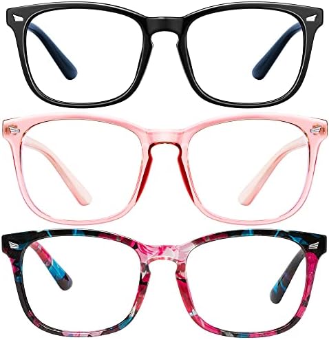 hunsquer Blue Light Glasses for Woman/Men Computer Blue Light Glasses