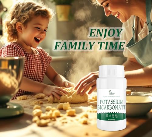 Kaliumbicarbonat 310g, 100% Reines Potassium Bicarbonate Pulver für Pflanzen, Kuchen, Weingut, Sauerteig, Lebensmittelqualität Backpulver zum Backen, Snacks, Kekse, Vegan Verdickungsmittel