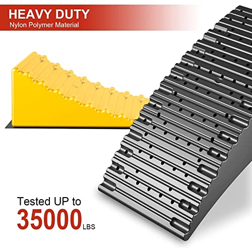 Camper Leveler RV Leveler Block Ramp Kit with 2 Levelers, 2 Blocks, 2