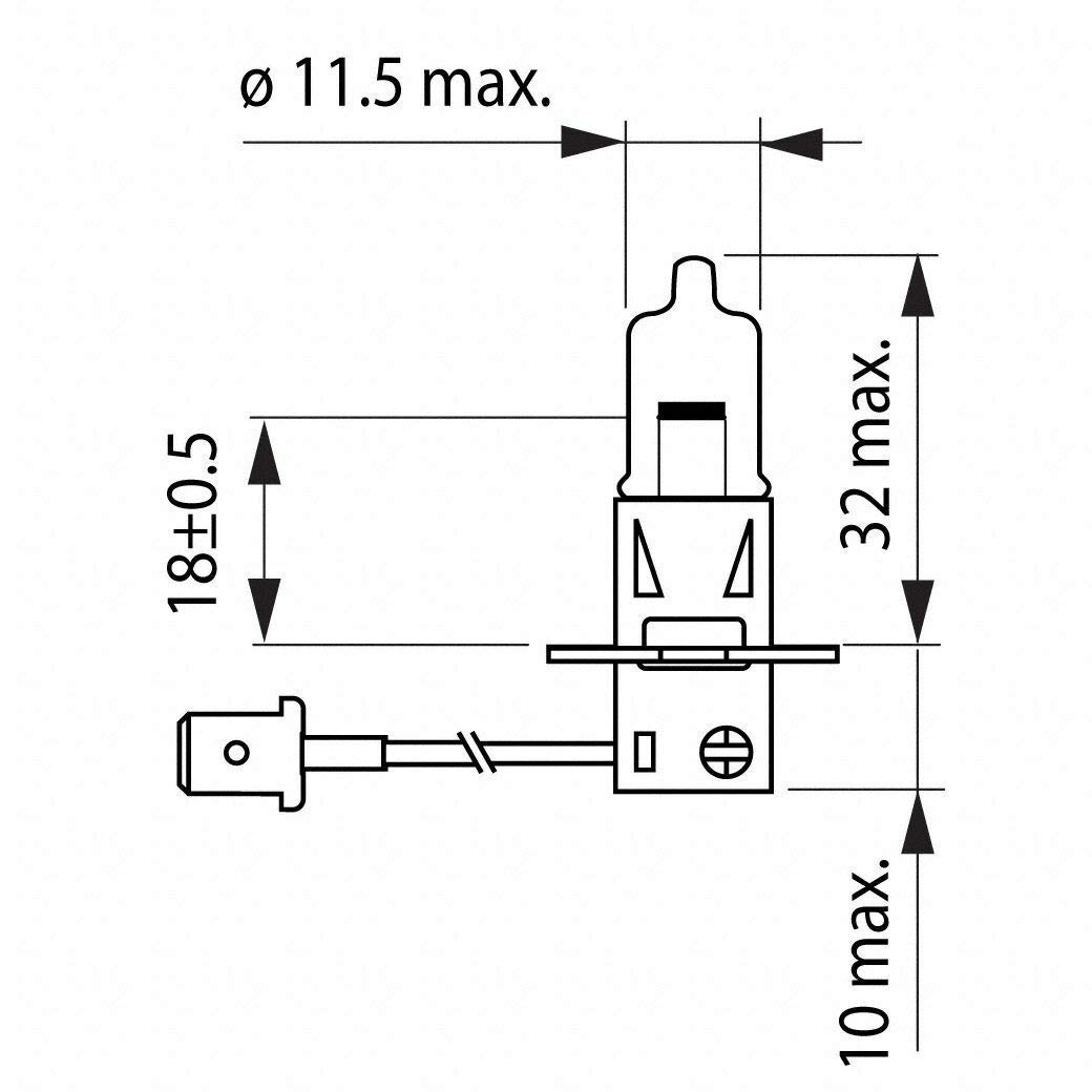 Philips H3 Ampul 24V 70W 13336MDC1