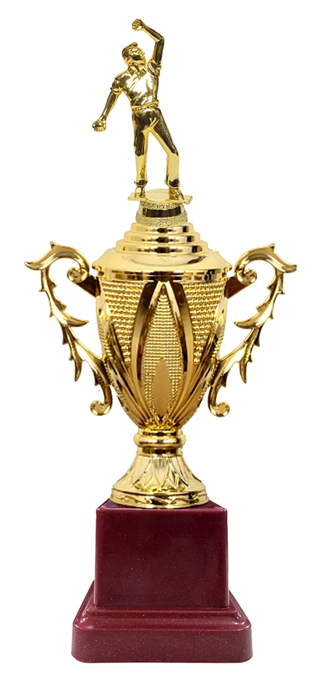 Be Win Winner Golden & Fiber Bowler On Cup Trophy for Best Bowler, Man of The Series, Cricket Events & Function.-picture-19