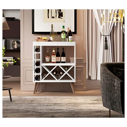 Aparador com Adega Estilo Retrô Chateau Cor Branco - Comprar Moveis em Casa