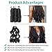 Mtmei hair French Curly Braiding Hair for Box Braids 8 Packs 24 Inch 100G/Pack Loose Wave Braiding Hair Crochet Spanish Curly Spiral Curl Synthetic Hair Extensions for Women T33 (24 Inch (Pack of 8)