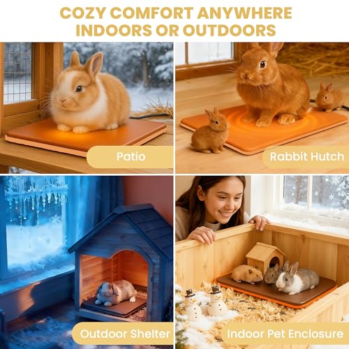 image for PetTemp Small Animal Heating Pad, Small Animal Bed, Outdoor/Indoor Win