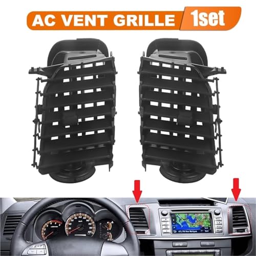 Boquilla de ventilación para Toyota Hilux viaja con total confort y aire fresco en el tablero 5