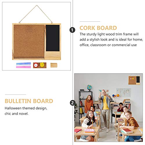 ARTIBETTER Bulletin Board 28X21cm Placa Da Cortiça de Madeira para Cozinha de Casa Escritório Decora