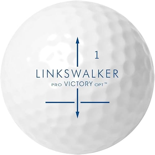Miniatura 2 de LinksWalker Collegiate ProVictory - Pelota de golf con 2 marcadores de pelota de golf