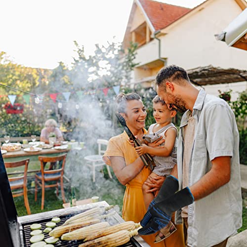 Highloong SGHR8803 Bbq Gloves, Oven Gloves 1472℉ Extreme Heat Resistant, Grilling Gloves Silicone Non-Slip Oven Mitts thumb #3