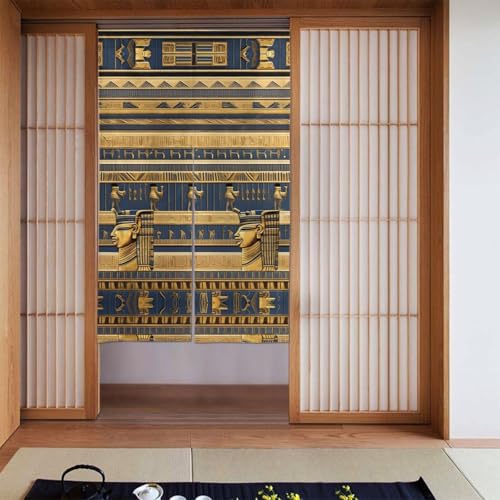 Rideaux pharaoniques WHJSSF occultants pour porte et mur