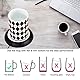 Kaffeetassenwärmer, USB-Ladegerät für die Küche[Matte Black, 12]