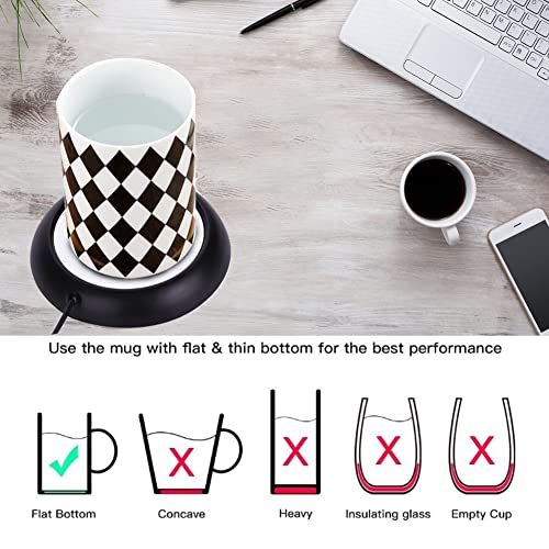 Calentador de tazas USB negro para mesa de oficina 4