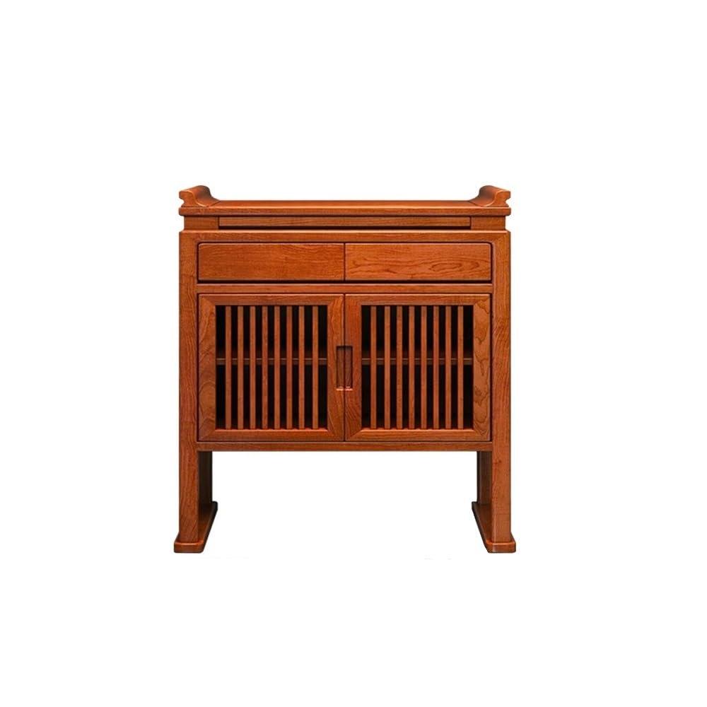 ZZlei2yu-12 buddhist altar shelf Double-Tier Altar Table Solid Wood