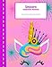Unicorn: Composition Notebook: Pretty Wide Ruled Paper Notebook Journal Diary - Cute Rainbow Unicorn Face Pink Primary Copy Book, SOFT Cover Girls ... Daily Creative Writing Journal, 110 Pages