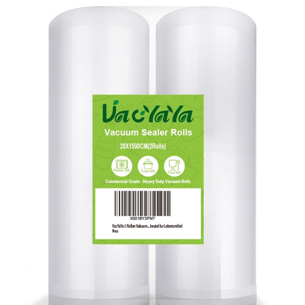 Vakuurollen 4 Rollen 28x600c, Wiederverwendbar BPA-frei