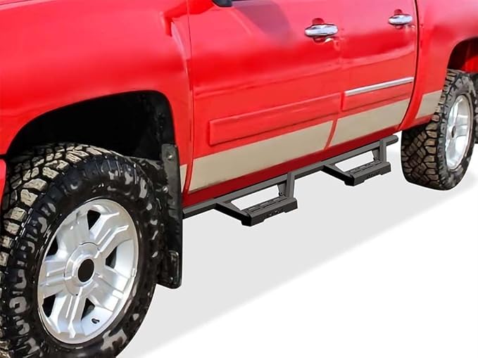 Estribos APS Drop Steps Acero Inoxidable para Chevy GMC 2001-2007 miniatura 4