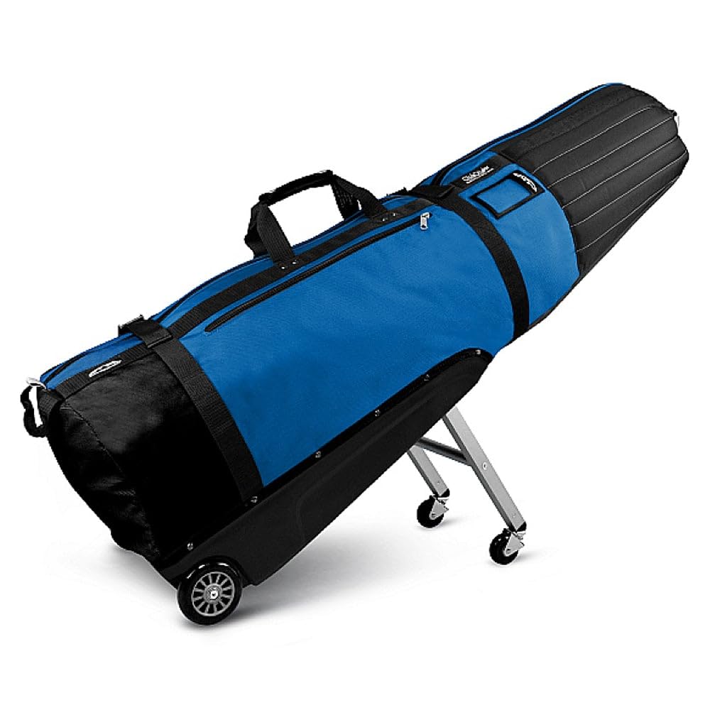 Sun Mountain ClubGlider Meridian - Bolsa de Viaje de Golf, Sistema de Patas retráctiles con 4 Ruedas, Viaje sin Esfuerzo