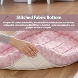 MidWest Homes for Pets - QuietTime Fashion XXS-Hundebett - Kunstfell-Randpolster in Rosa, ultraweich und maschinenwaschbar, für 46 cm große Käfige und Boxen, für kleine Hunde und Katzen