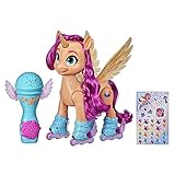 INTERAKTIVER SPIELSPASS: Kinder können zu Sunnys Musik mittanzen, oder mit dem Mikrofon den Stopptanz „Sunny, Stopp“ spielen. Diese My little Pony Spielfigur ist ein tolles Geschenk für Mädchen und Jungs ab 5 Jahren