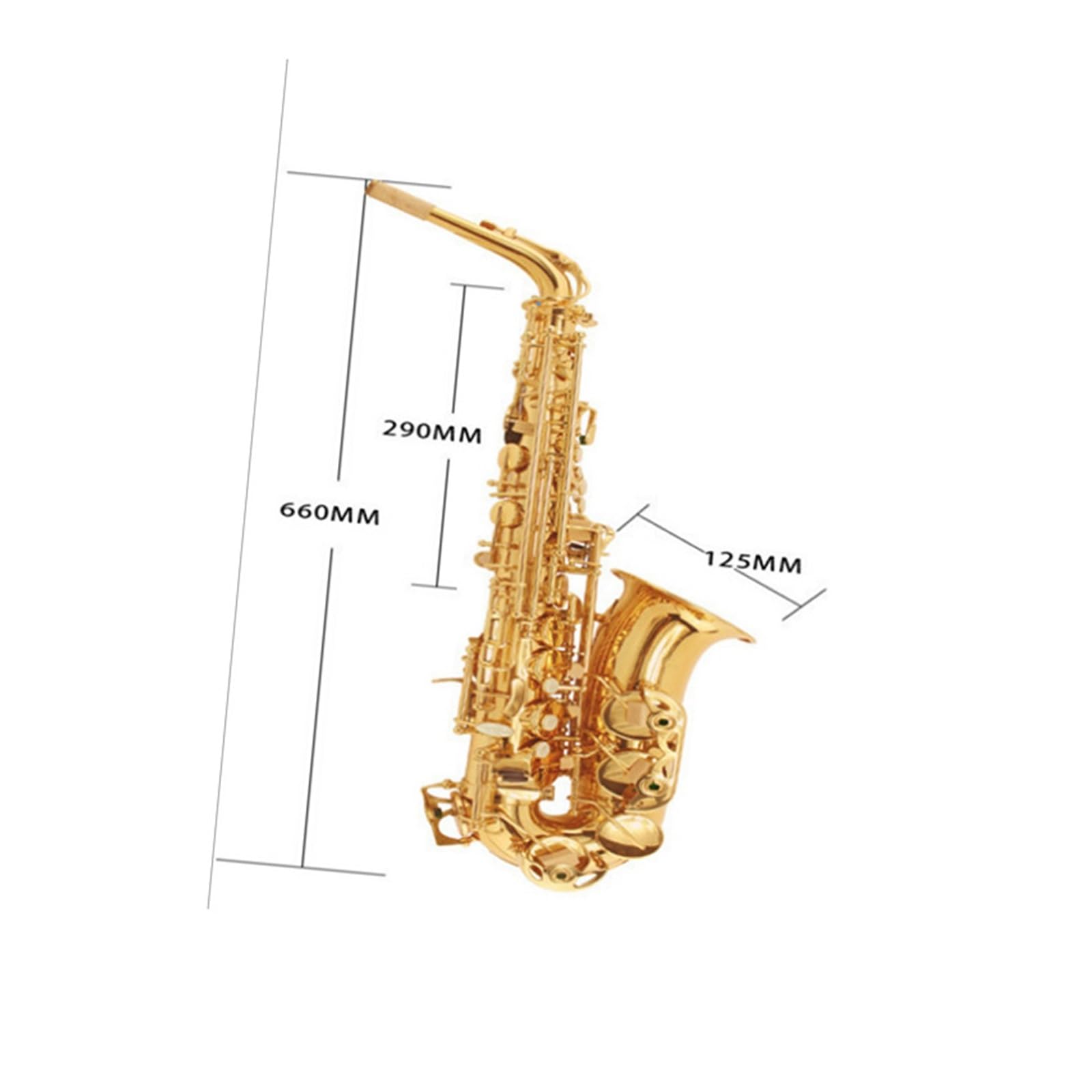 Sassofono Contralto In Mi Bemolle Strumento A Fiato Corpo In Bronzo Fosforoso Per Principianti Sassofono