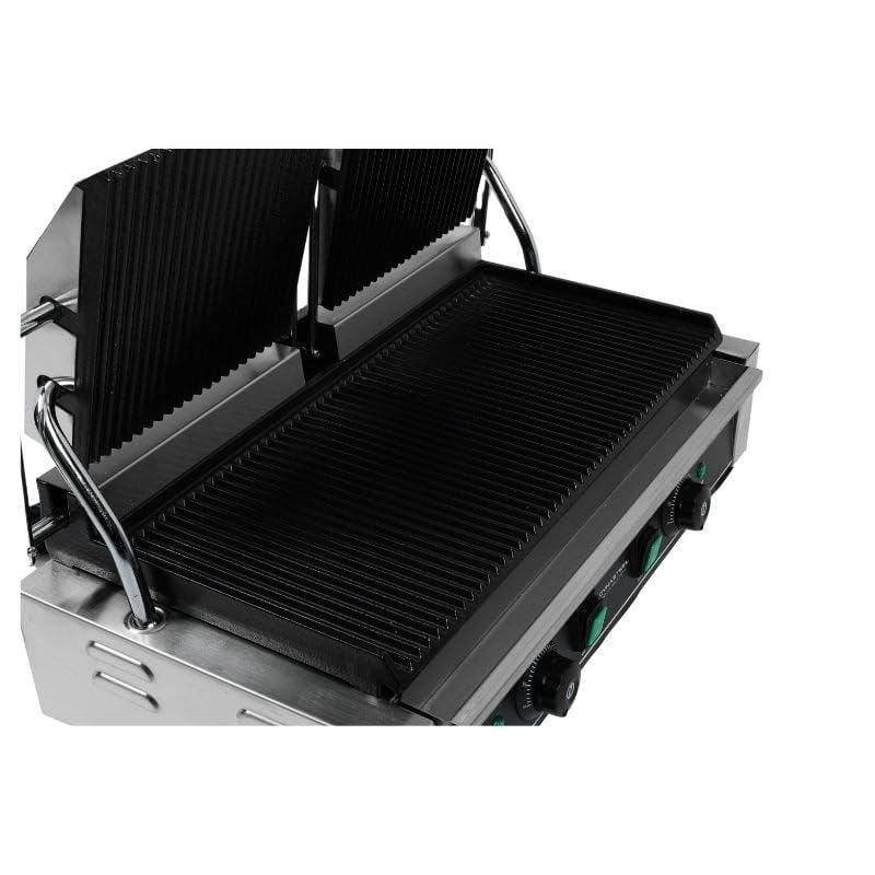 Grill Panini Double - Plaques Rainurées